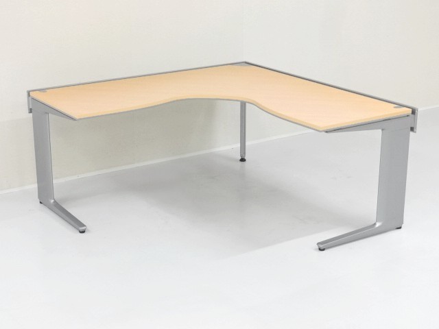 中古｜オカムラ｜プロステージ クレスト｜L型デスク・事務机・L字