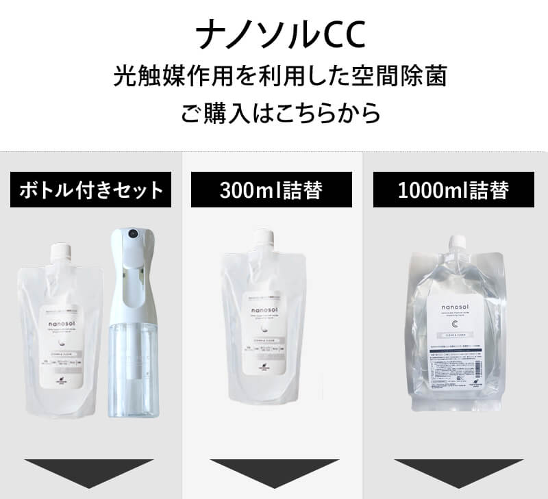 正規販売店】nanosol ナノソル CC 1000ml レフィル 除菌 除ウイルス 防