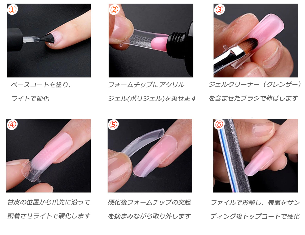 楽天市場】ネイル 長さ出し チップ フォーム 12サイズ 120枚セット