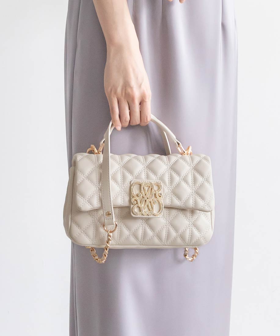 2WAY モノグラムビジューキルティングバッグRANDA公式サイト