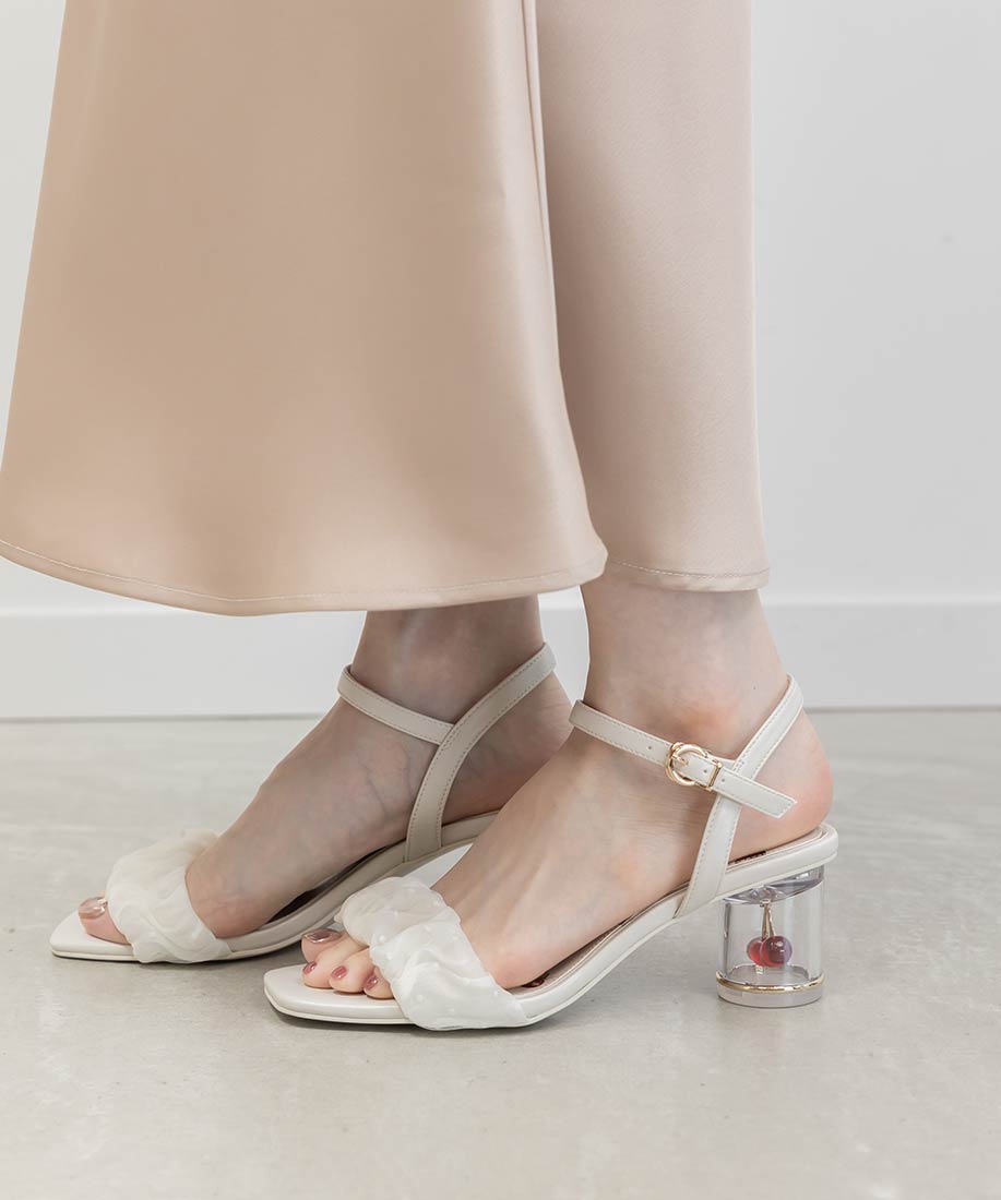 Cherry Collection】チェリーヒールストラップサンダルRANDA公式サイト