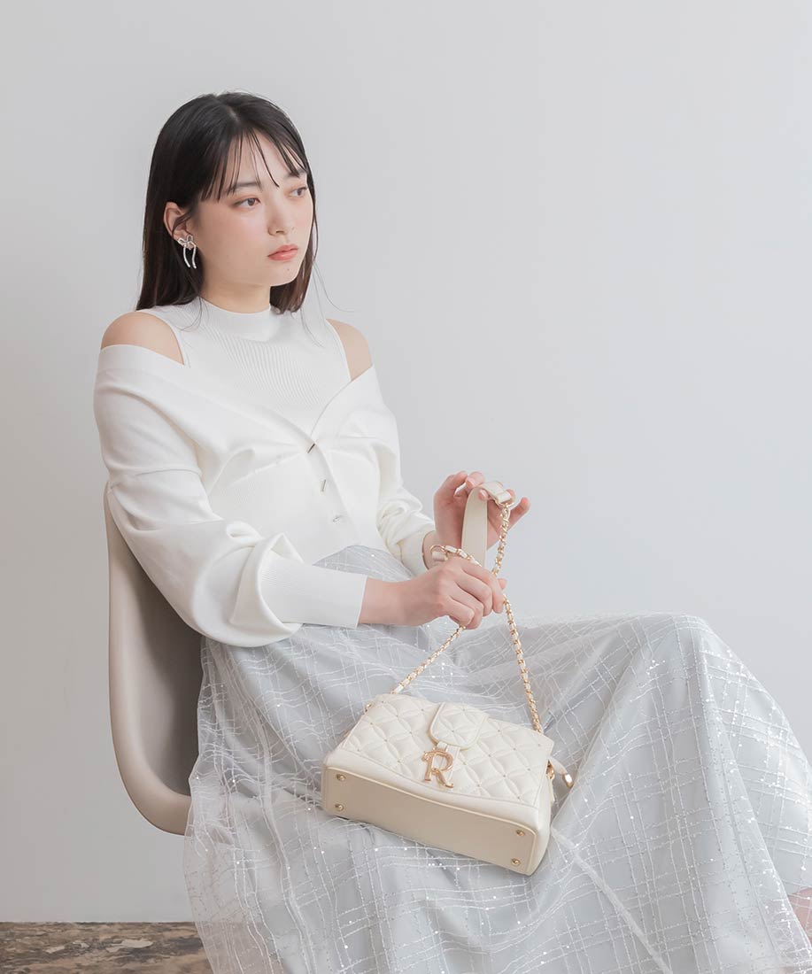 2WAYゴールドチャームキルティングバッグRANDA公式サイト