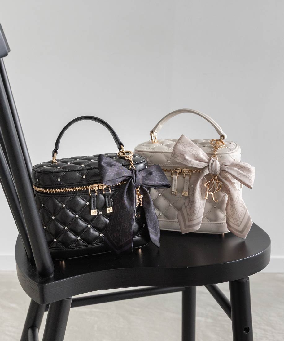 2WAY リボンチャームキルティングバニティバッグRANDA公式サイト