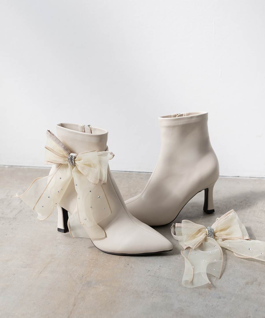 SALE】2WAY シアーリボンショートブーツRANDA公式サイト
