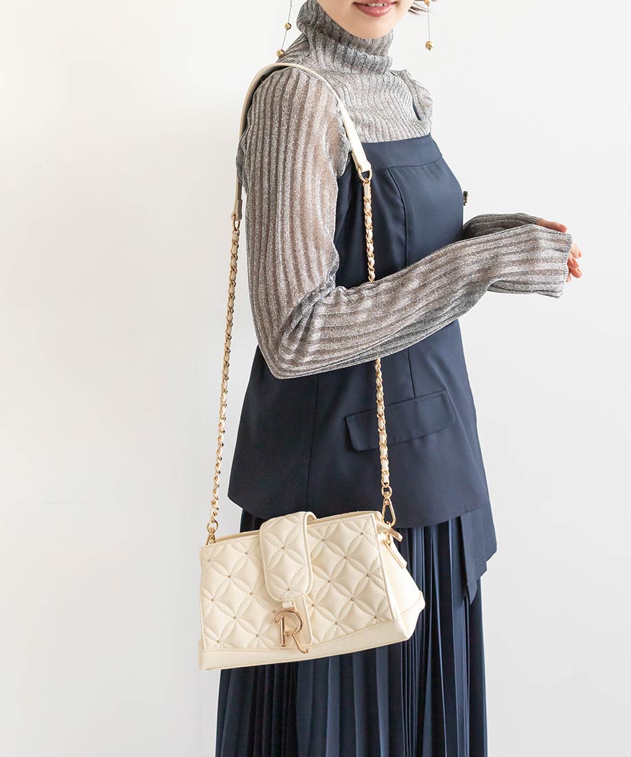 2WAYゴールドチャームキルティングバッグRANDA公式サイト