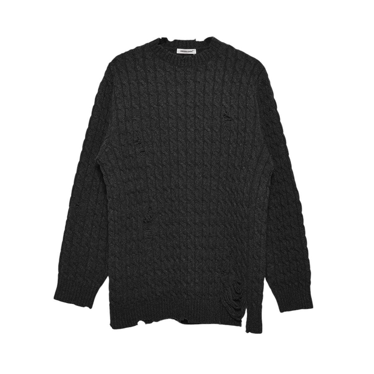 UNDERCOVER]ダメージケーブルニット/CHARCOAL(UP2D4901) – R&Co.