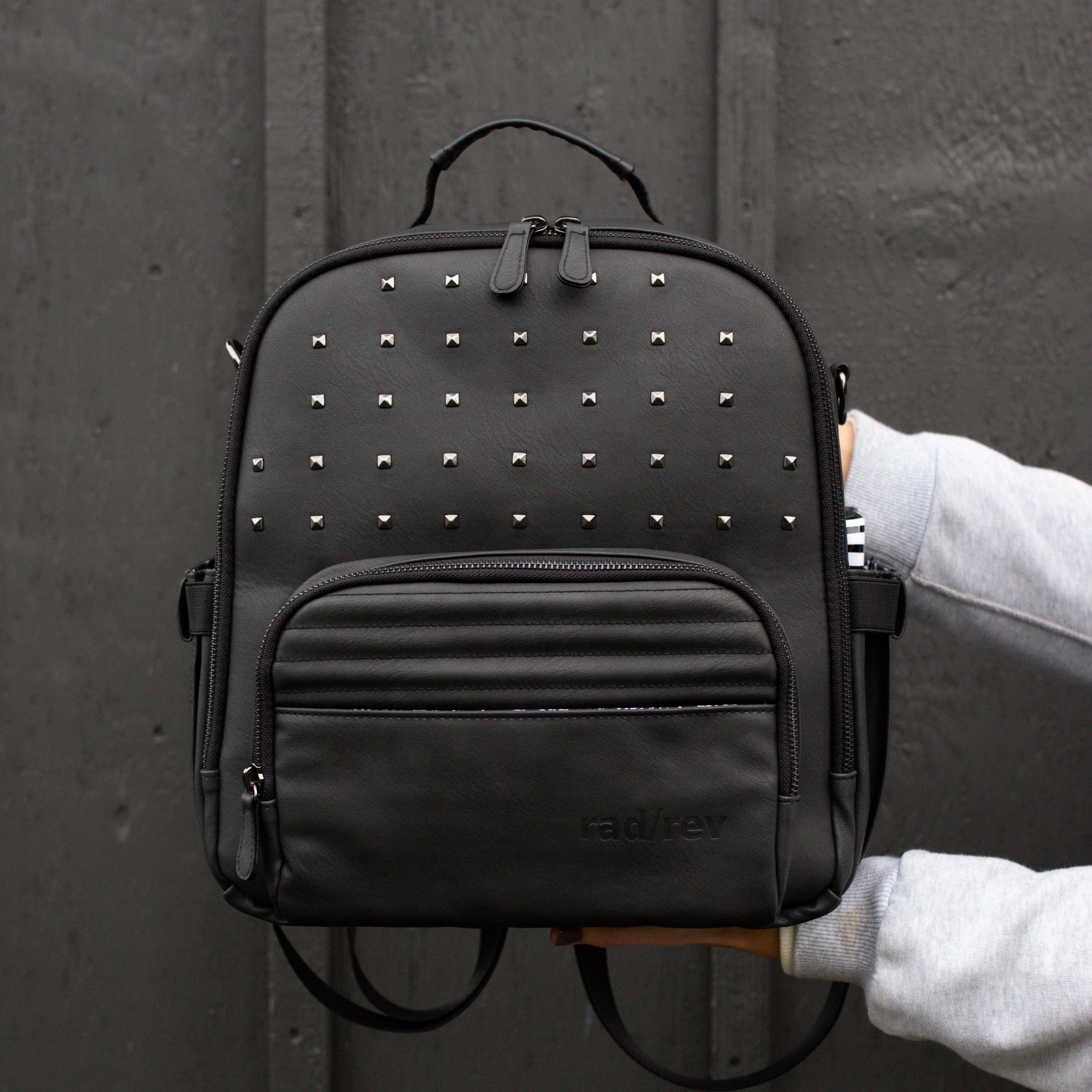 Packable Tote in Black Checker – Rad Revolution