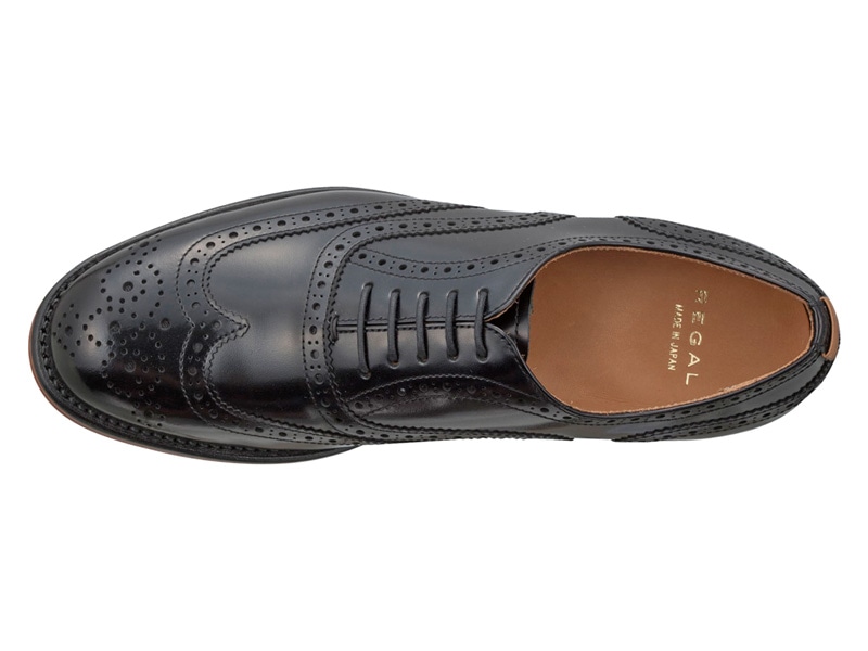 REGAL 革底ウイングチップ 大きいサイズ（F01FCGY） | 靴のリーガル