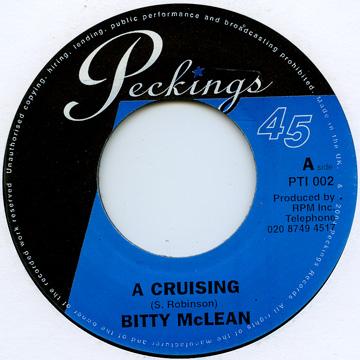 Bitty McLean, Supersonics - A Cruising (Re-press)(7