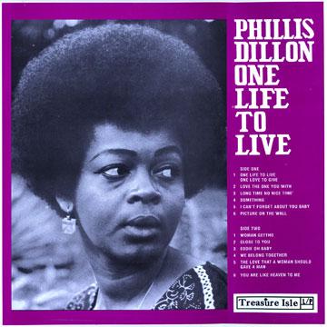 Phyllis Dillon - One Life To Live (Compiled at UK)(LP レコード