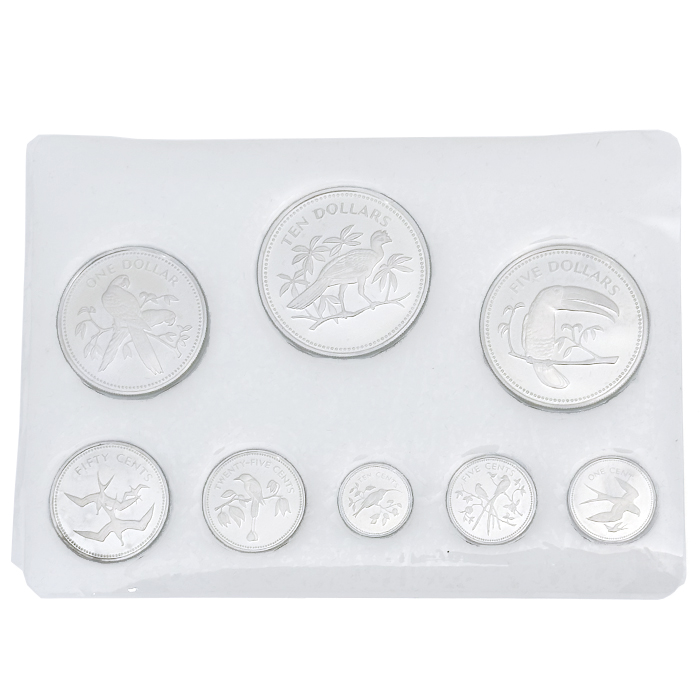 ☆ベリーゼ 1974 SV925 プルーフ通貨8枚☆スターリングシルバー含む