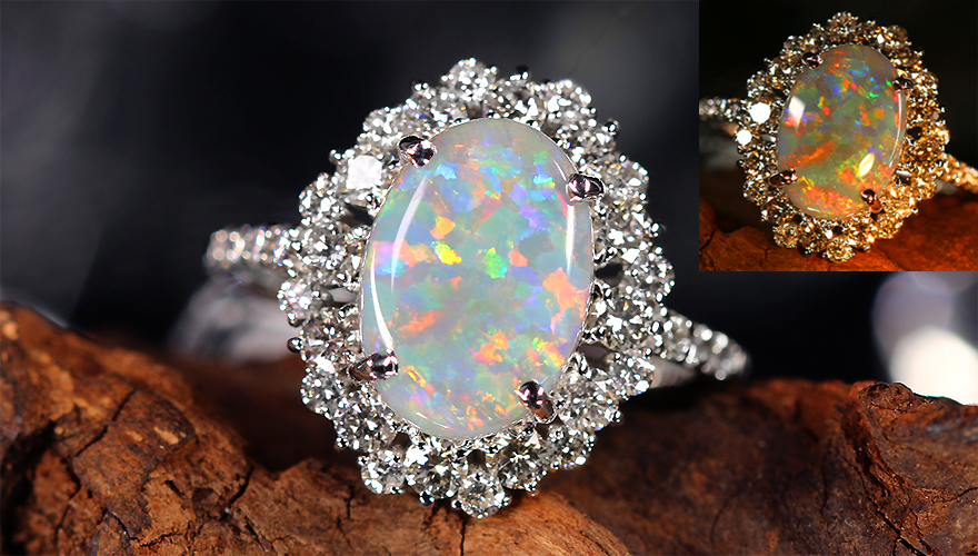 オーストラリアライトニングリッジ産ブラックオパール 2.0ct