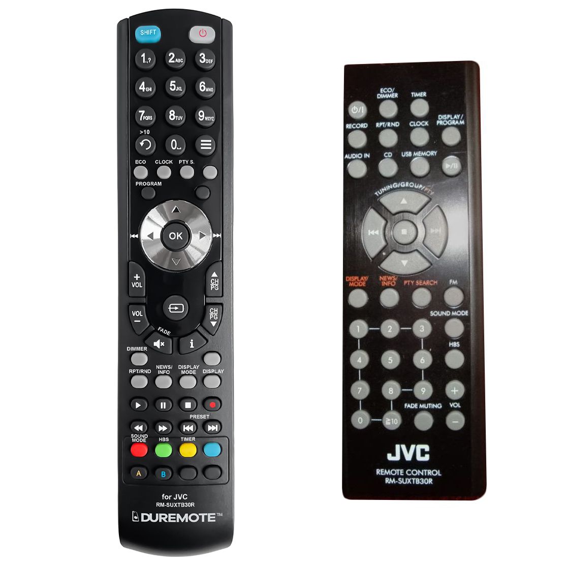 JVC RM-SUXTB30R - remote control duplicate - $19.5 : REMOTE