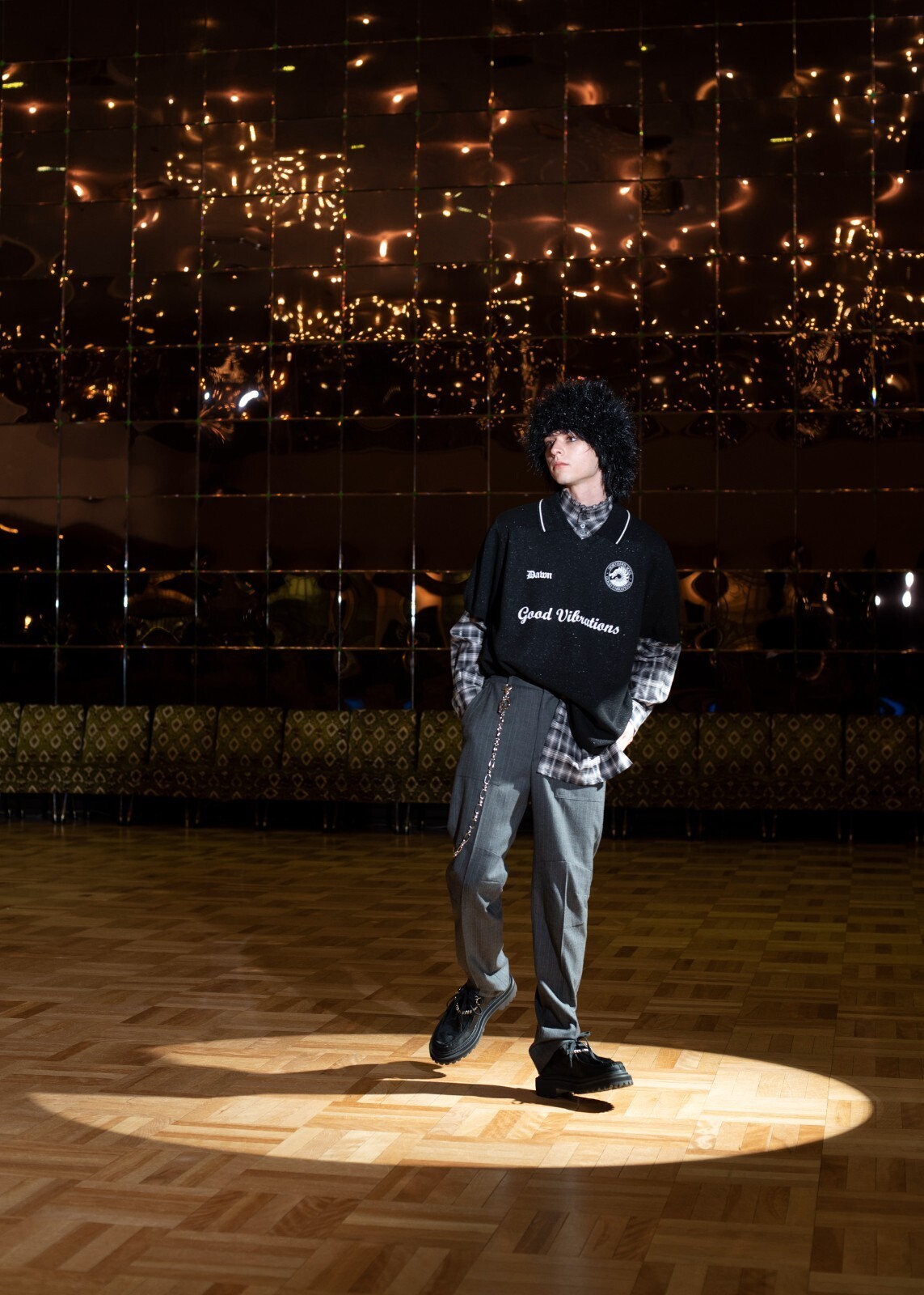 ラメ サッカーユニフォーム ニットプルオーバー - ダイリク レディース