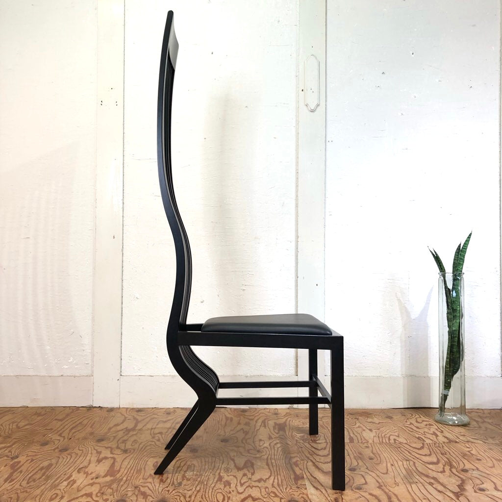 天童木工 / Tendo モンローチェア 磯崎新 ハイバックチェア 中古 大きい