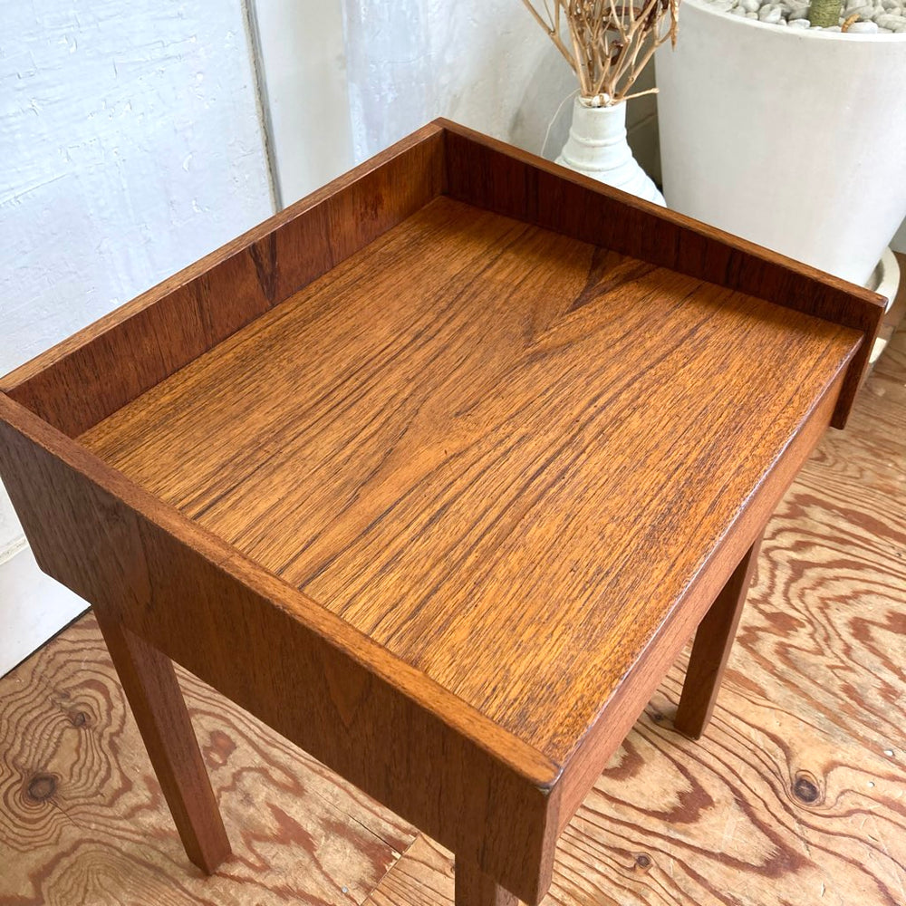 良品】デンマーク 八角形サイドテーブル チーク 良品】デンマーク 八