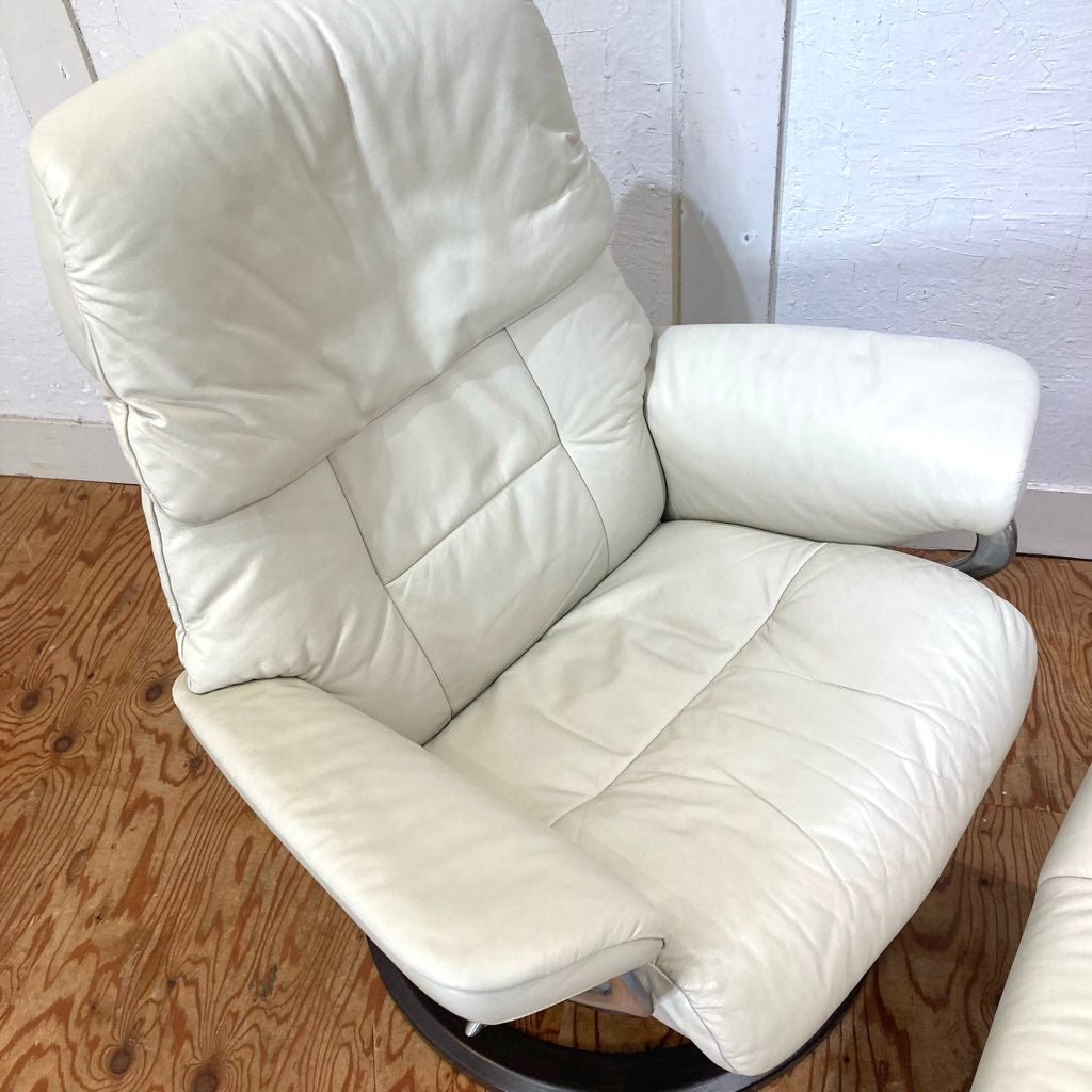 エコーネス EKORNES ストレスレスチェア&オットマン Mサイズ ルビー