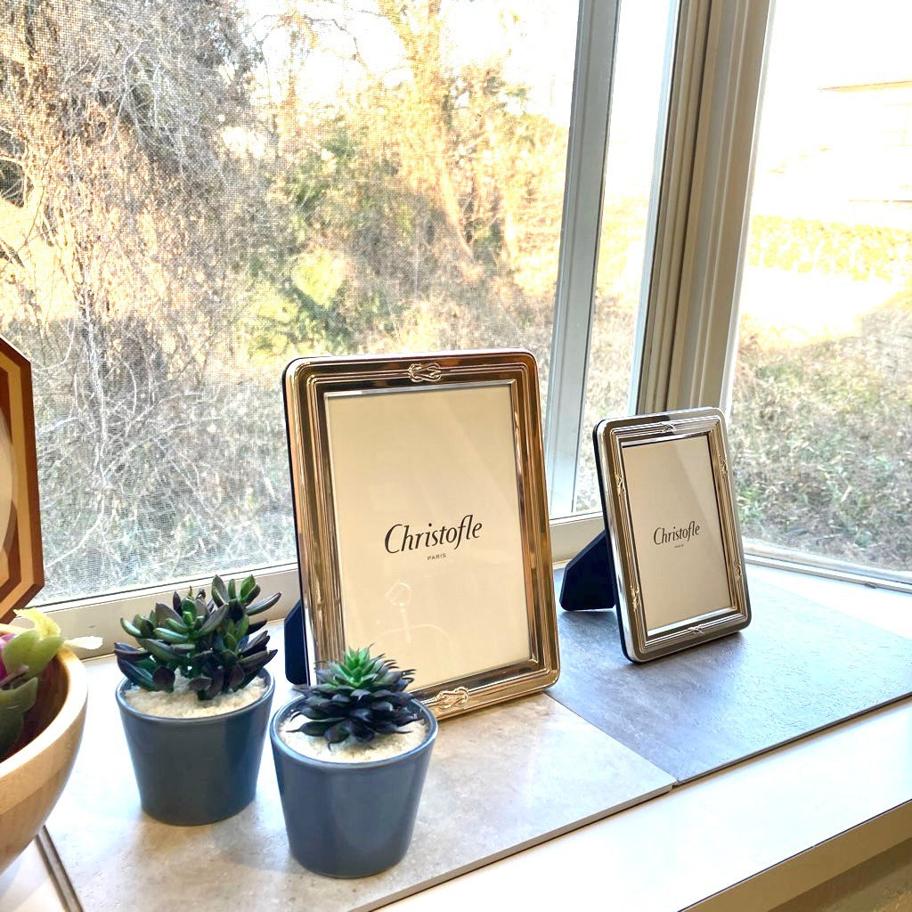 未使用品】CHRISTOFLE クリストフル フォトフレーム リュバン 【公式通販】