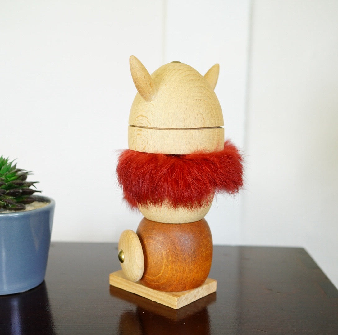 ノギンス / NOGGINS バイキング 人形 ヴィンテージ 北欧雑貨 小物 木製