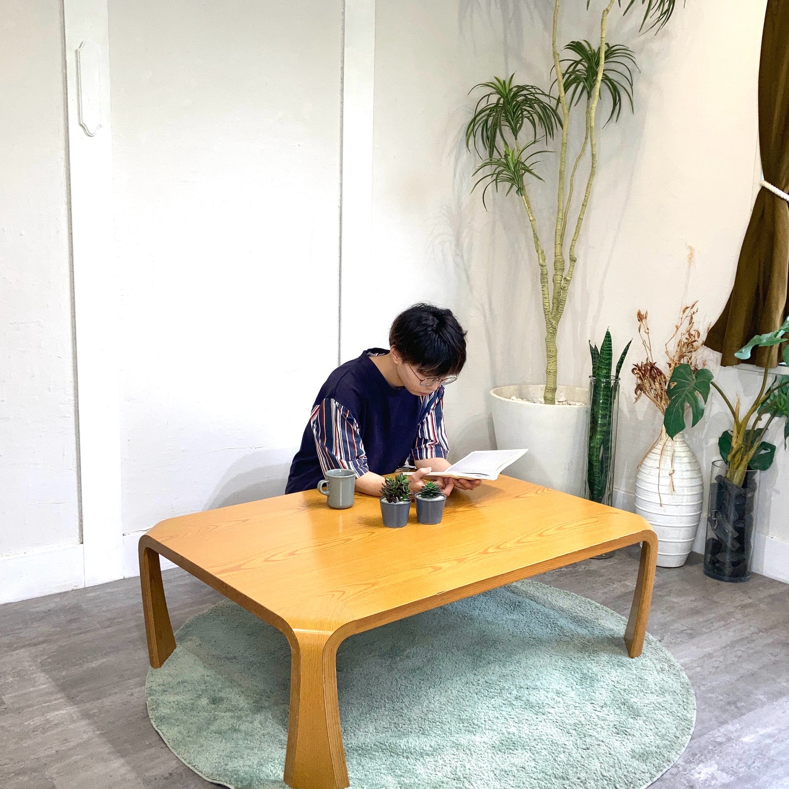 天童木工 TENDO 曲木 乾三郎 座卓 ローテーブル 120サイズ リビング