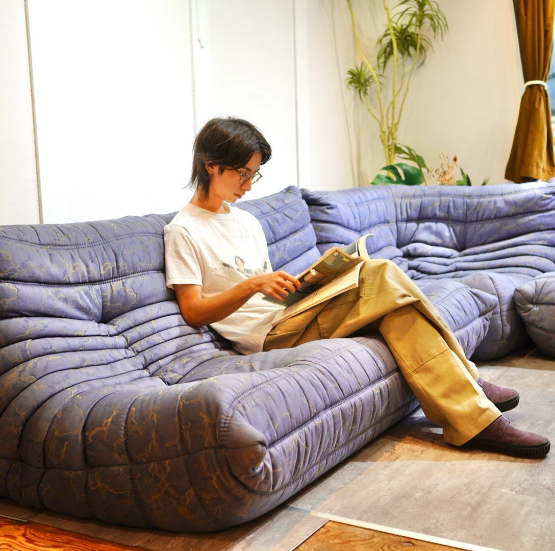 togo トーゴ プロダクト オレンジ 1人掛けソファ 合成皮革 togo トーゴ