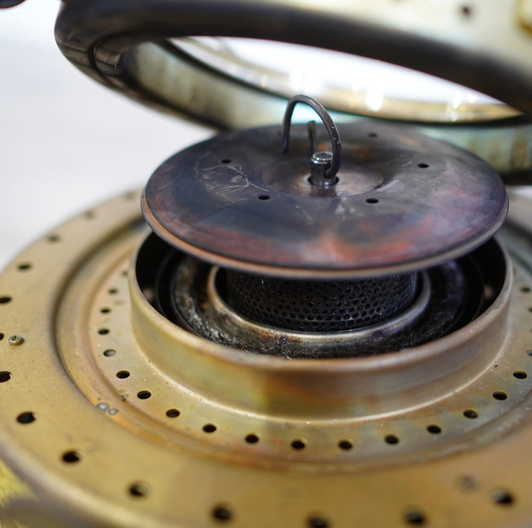 ニッセン / 日本船燈 ストーブ IS-3 ゴールドフレーム レトロ 暖房器具