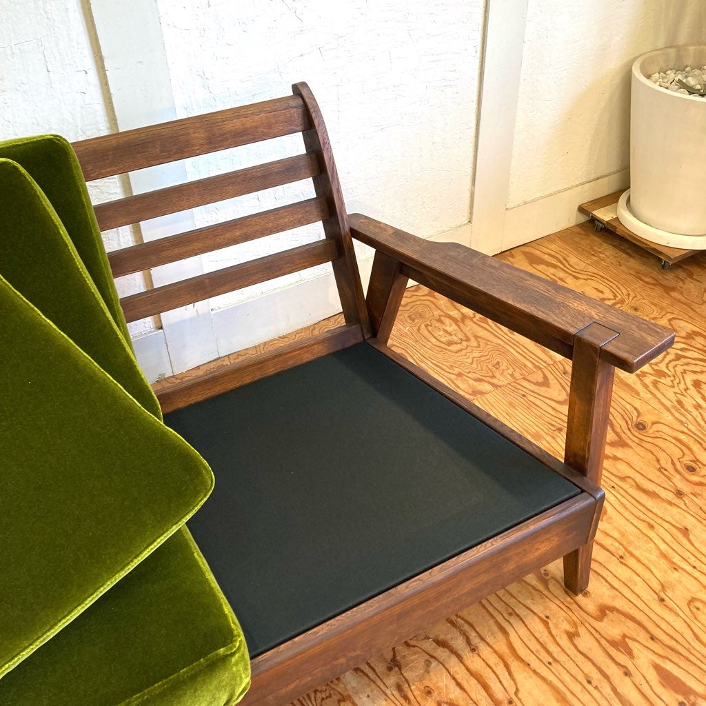 吉桂 ウイスキーオークシリーズ 2人掛けソファ クッション モケット