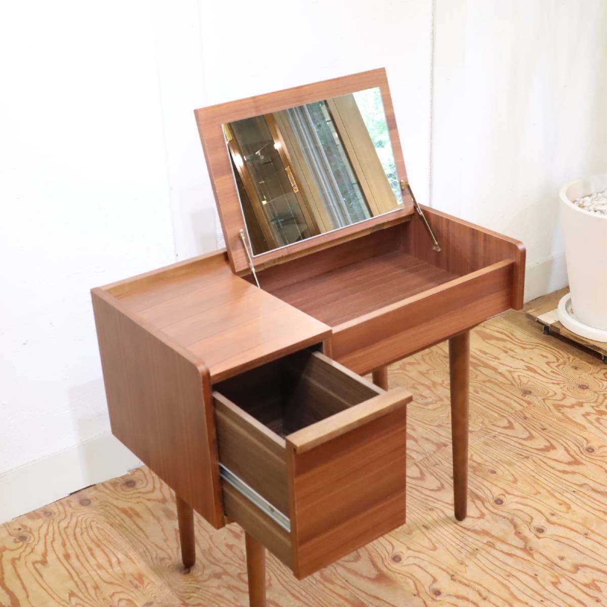 unico / ウニコ ALBERO / アルベロ ドレッサー スツールセット 北欧 中古