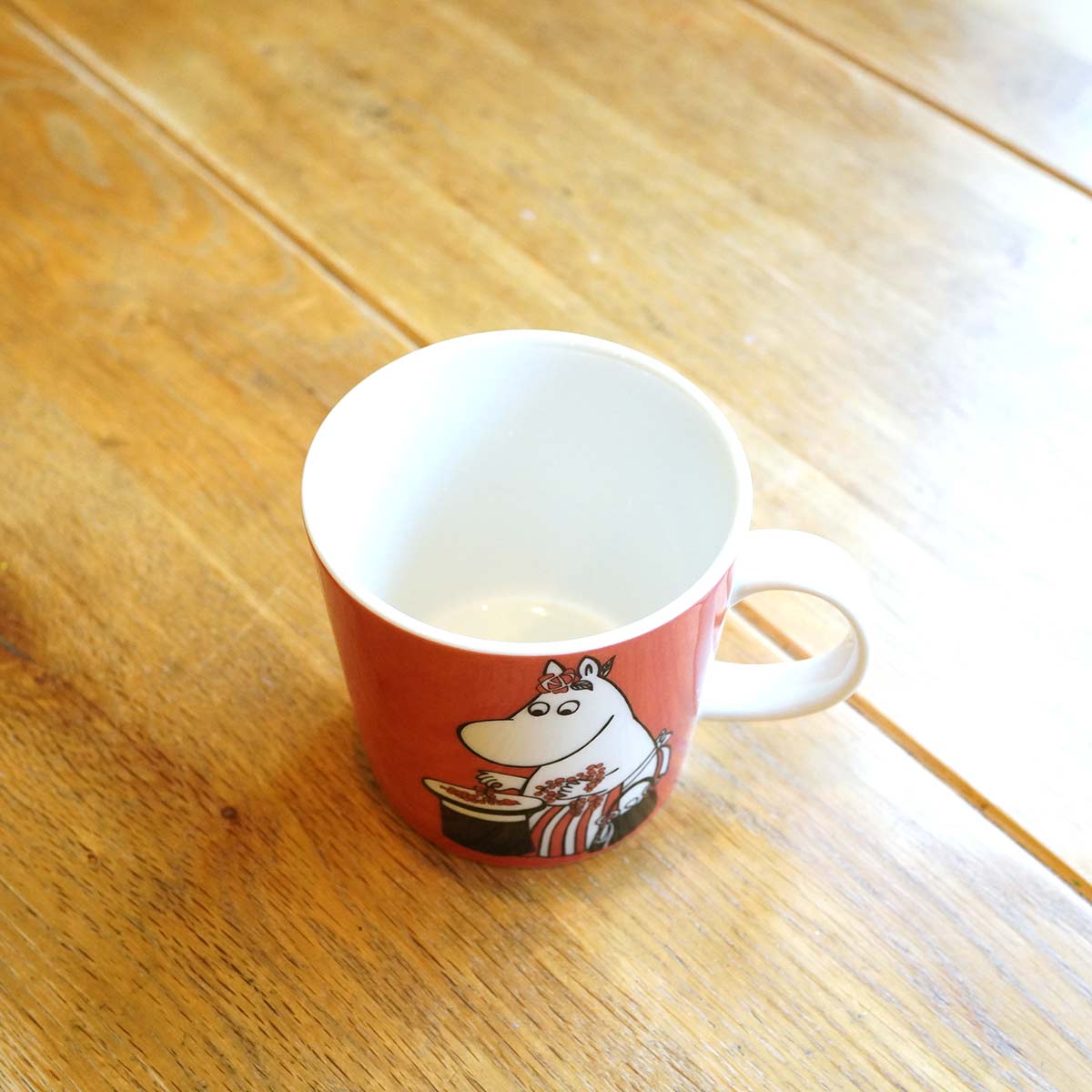 アラビア / ARABIA ムーミン 「ムーミンママ」マグカップ 廃盤 中古 赤