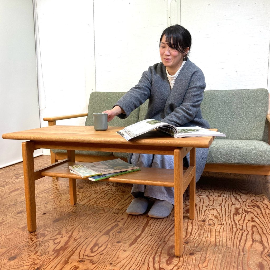 ウニコ / unico ヴィスカ / VISKA 3人掛け ソファ グリーン 中古 北欧