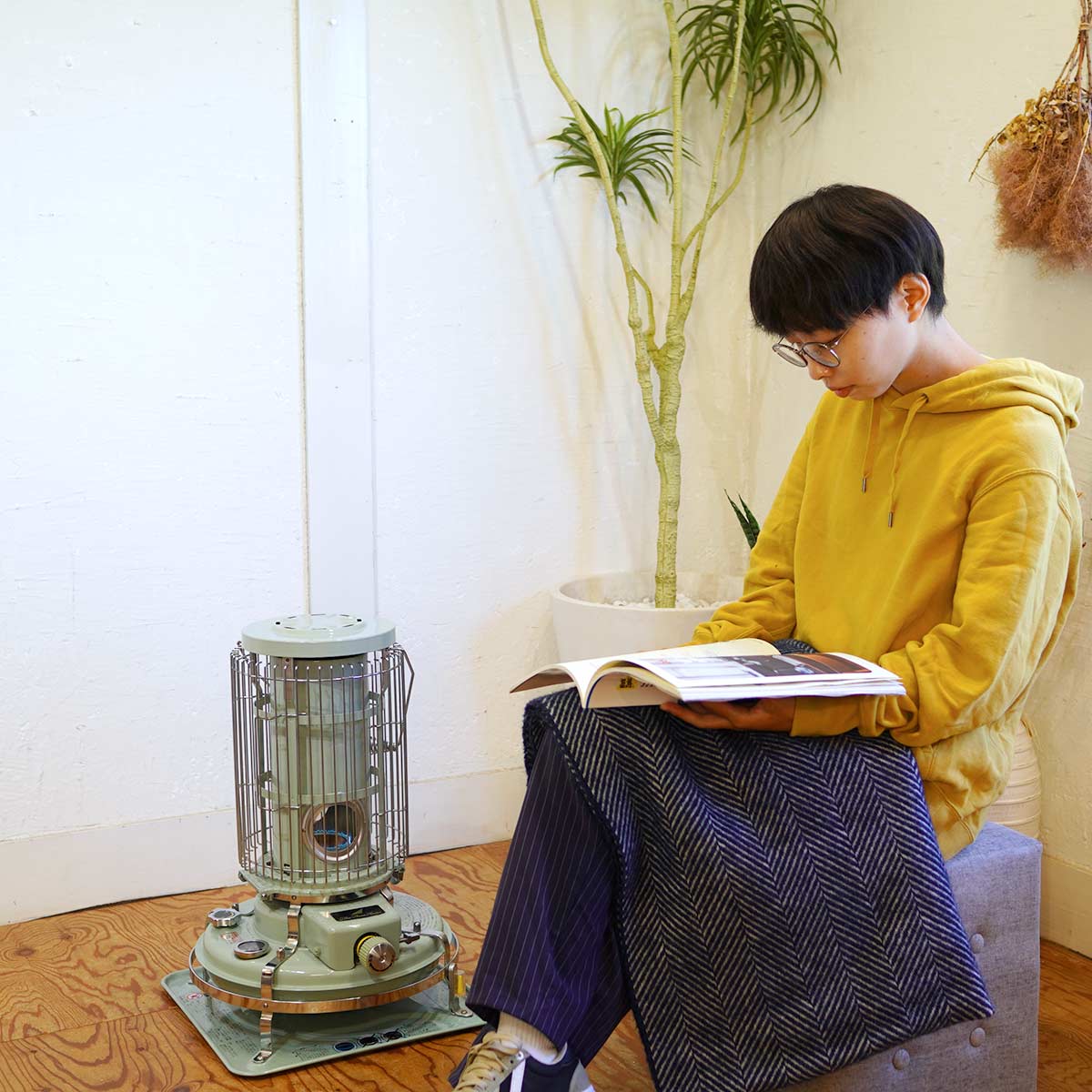 A ブルーフレームヒーター シリーズ39／BF3902 ／2004年製 A ブルー