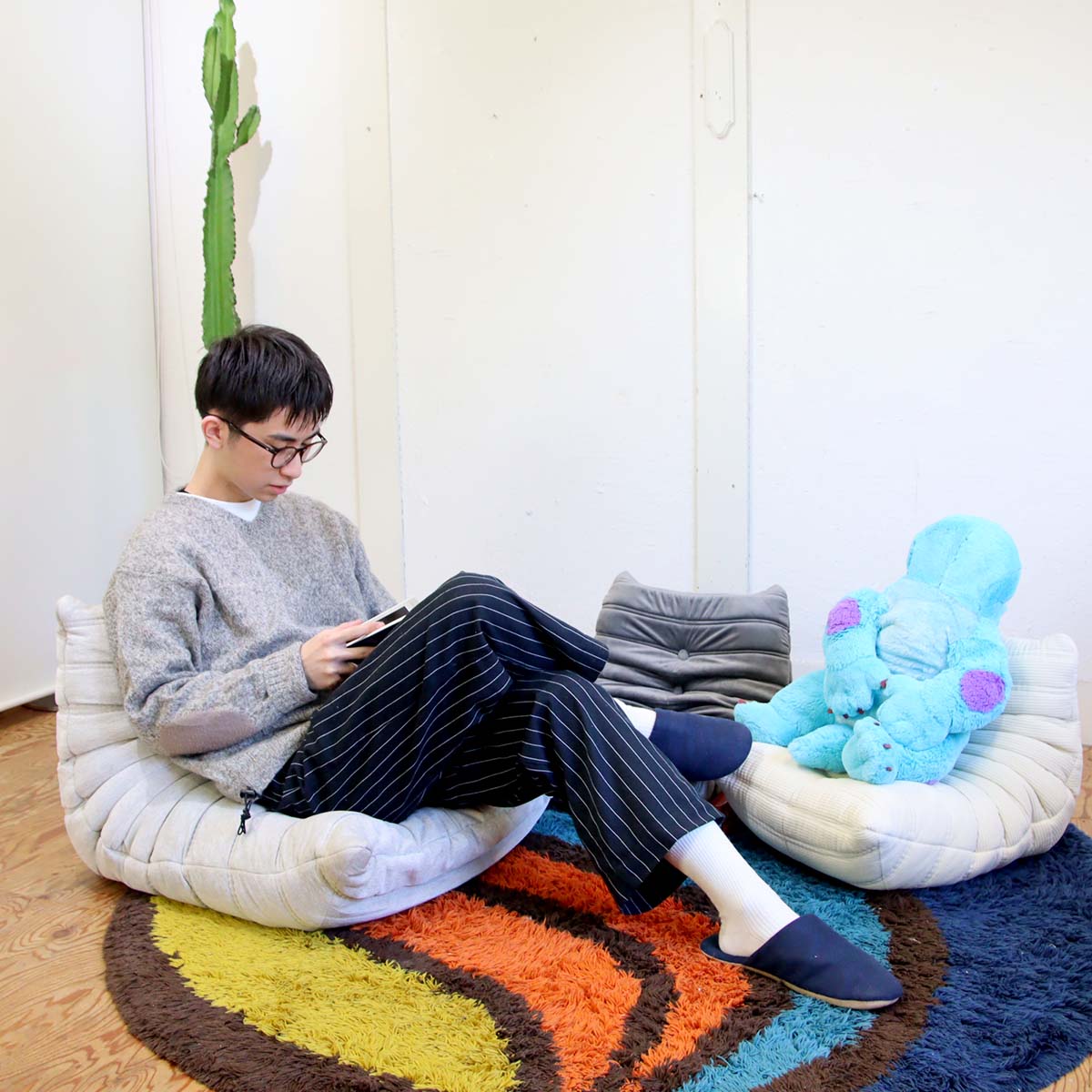 リーン・ロゼ / ligne roset ベビートーゴ アイボリー ローソファ