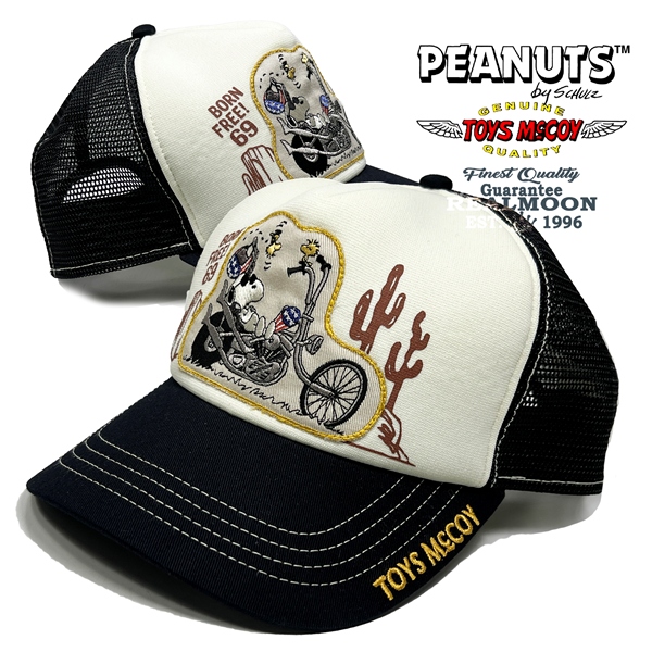 TOYS McCOY × SNOOPY メッシュキャップ No.TMA2502 