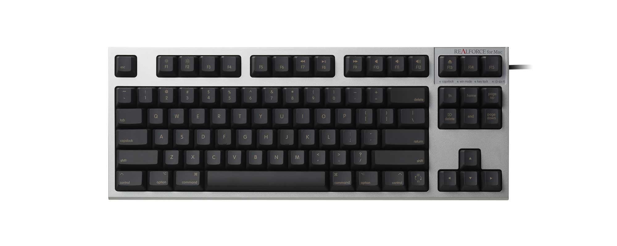 Products - REALFORCE TKL for Mac / R2TL-USVM-BK | REALFORCE