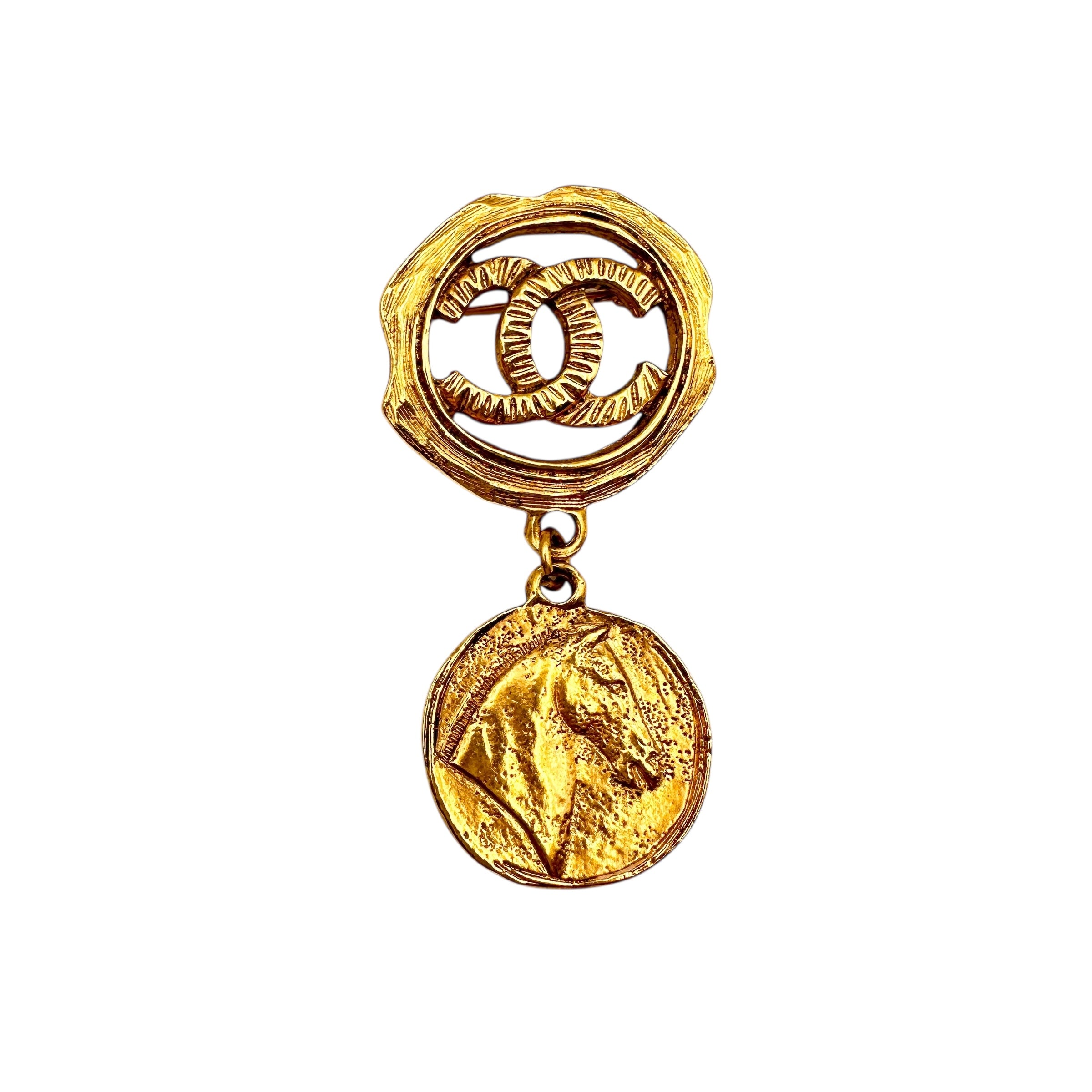 CHANEL シャネル ブローチ 馬