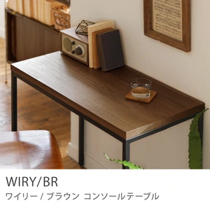 Re:CENO product｜コンソールテーブル WIRY／BR[wiry-dt-s] | Re:CENO