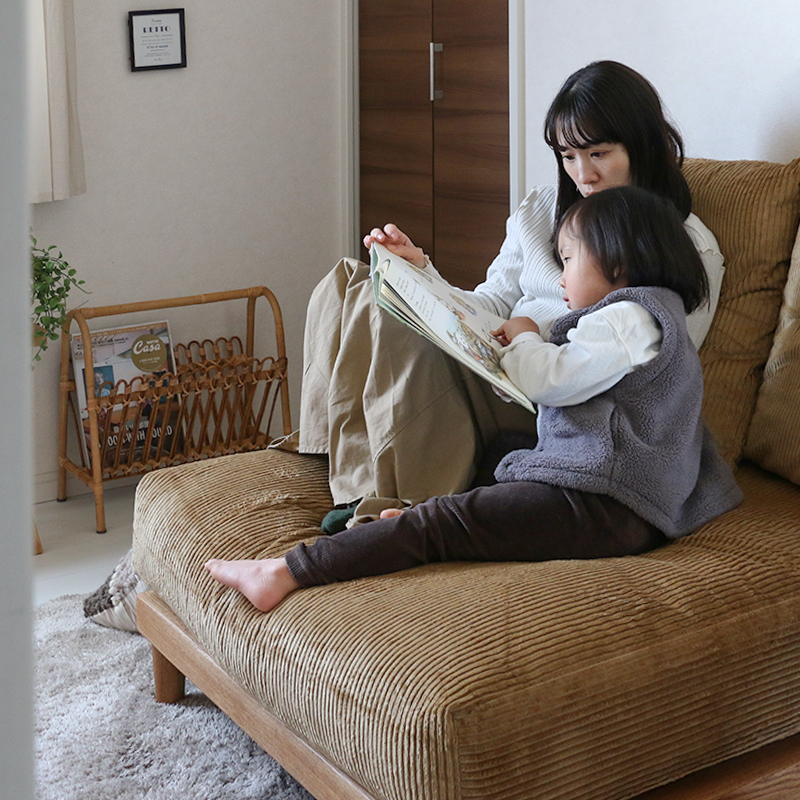 わたしの愛用品-コンパクトなお部屋でもソファーでゆったりしたい