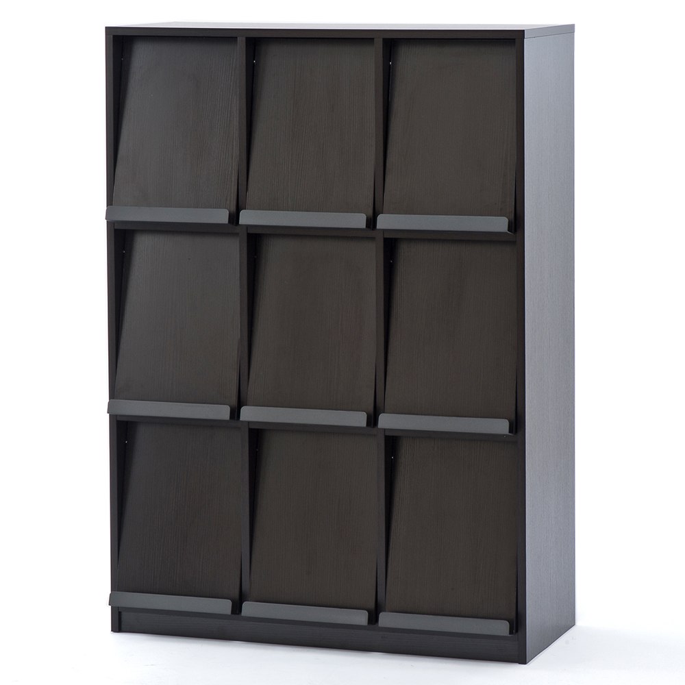 完売】フラップシェルフ ダーク 3列3段 RFFLPS-33D | オフィス