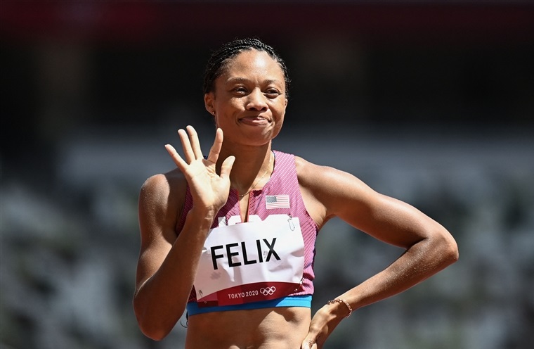 35歳アリソン・フェリックス400m予選トップ突破！「最後の五輪」で7個