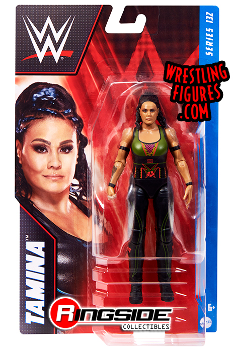 Chase Variant - Green Highlights) Tamina - WWE Series 132 WWE Toy