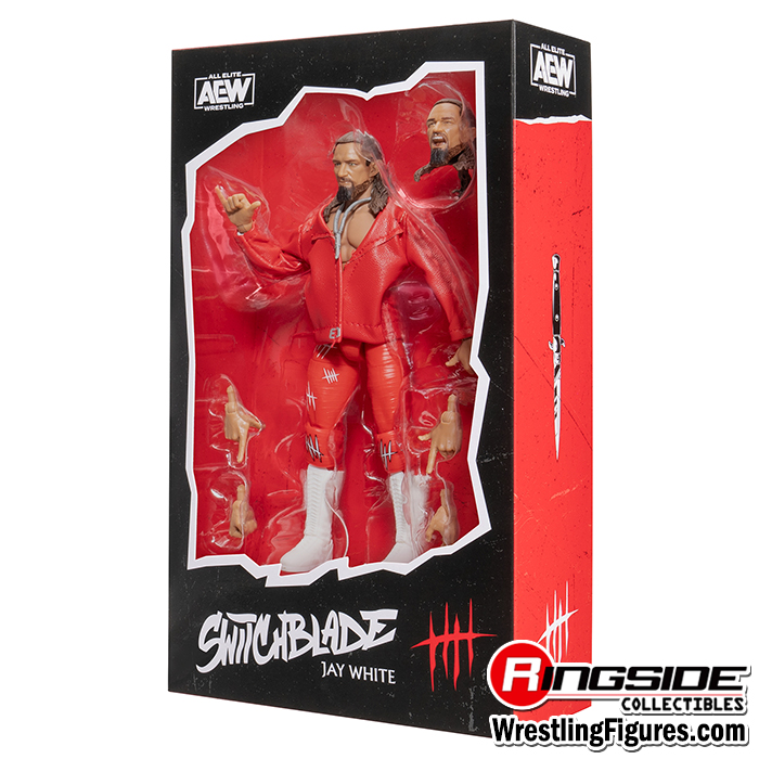 Switchblade Jay White - AEW Ringside Exclusive Toy Wrestling