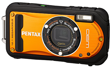 PENTAX Optio W90 Shiny Orange A brilliant-orange version of the