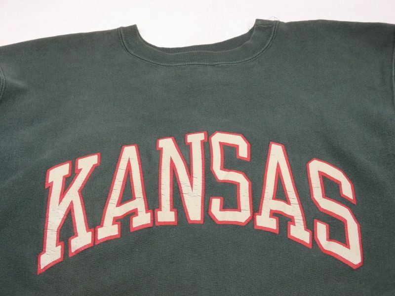 90s Champion REVERSE WEAVE SWEAT KANSAS MADE IN USA - RICUR