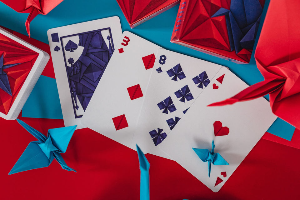 1000 Cranes – Riffle Shuffle Playing Card Co
