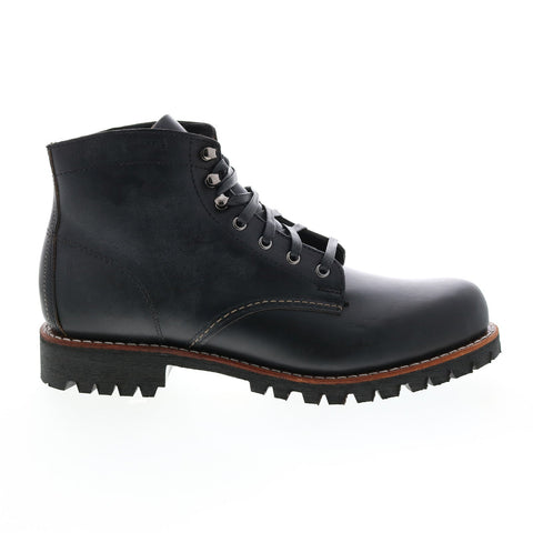 Wolverine 1000 Mile Plain Toe Rugged Boot Mens Black Casual Dress