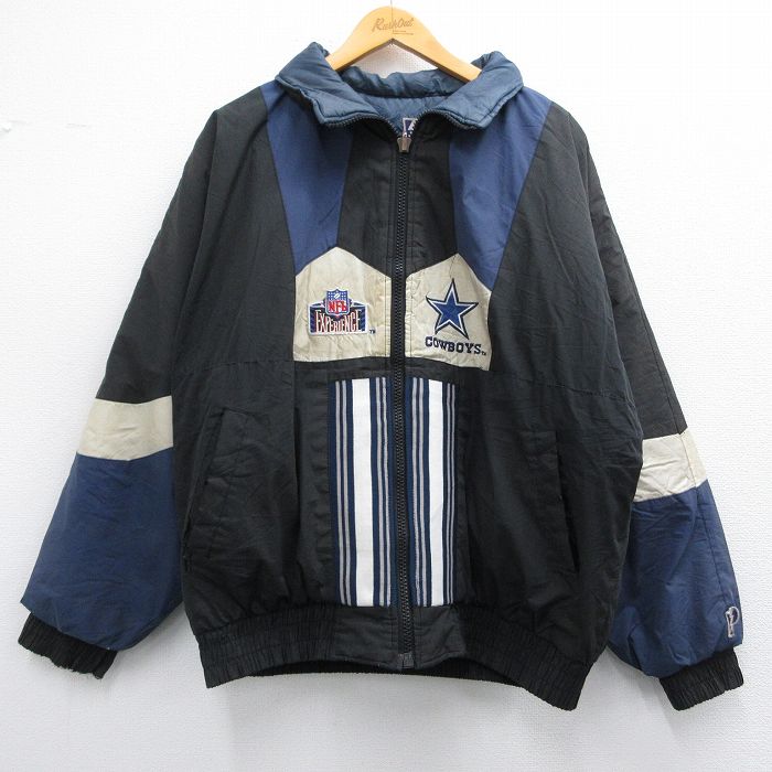 古着通販 XL☆古着 長袖 ジャケット メンズ 00年代 00s NFL ダラス