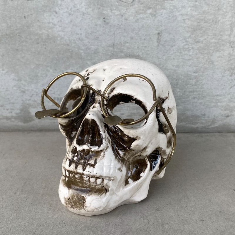 VINTAGE ANTIQUE SKULL ASHTRAY ヴィンテージ アンティーク スカル