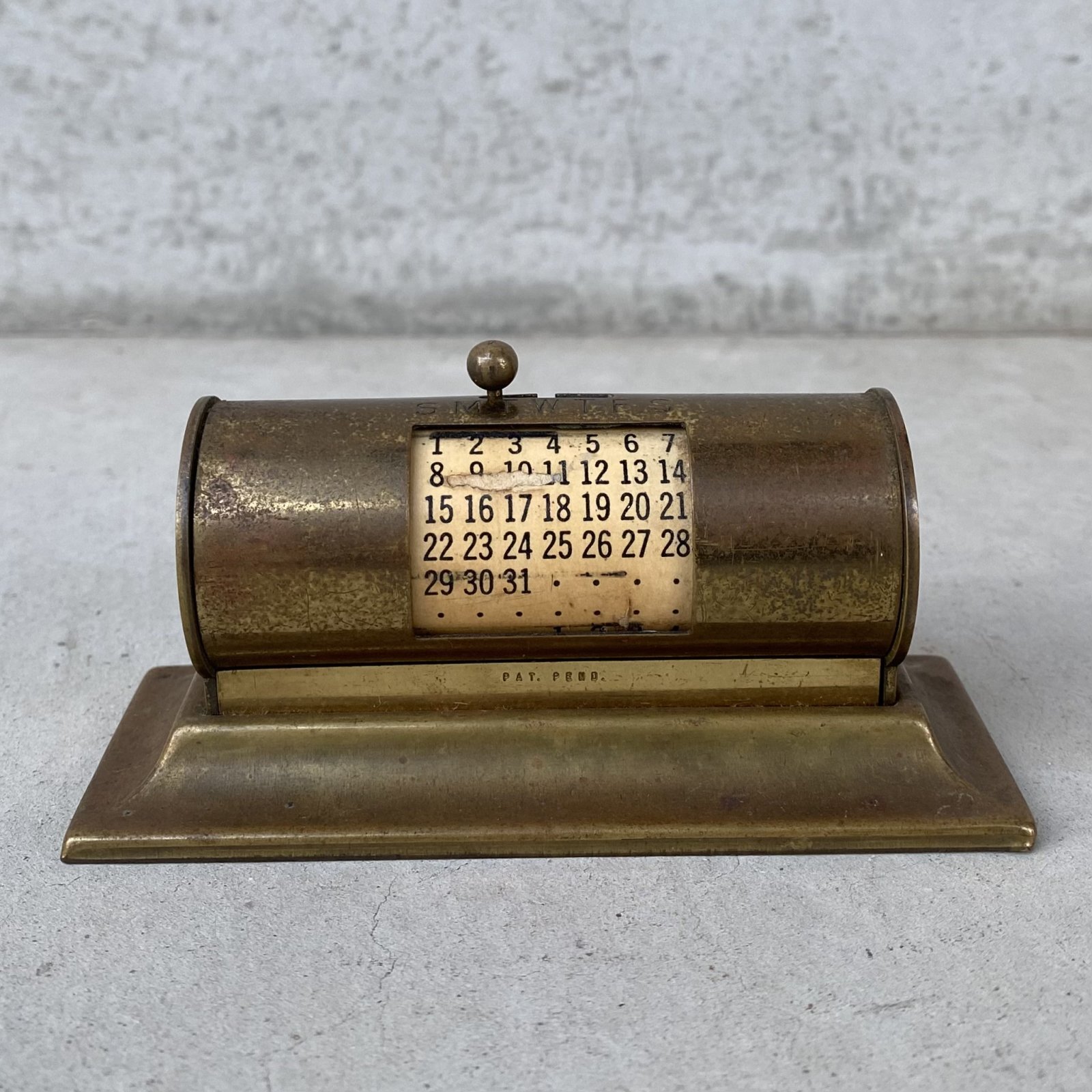VINTAGE ANTIQUE DESK CALENDAR PARK SHERMAN ヴィンテージ