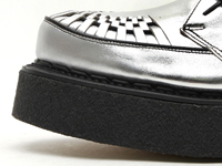 ジョージコックス3588シルバーレザー ブラックインターレース／ROCK