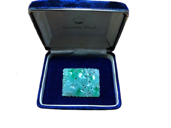 翡翠 帯留め ｜骨董品買取 緑和堂